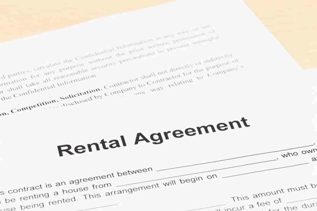 property management uk rental contract