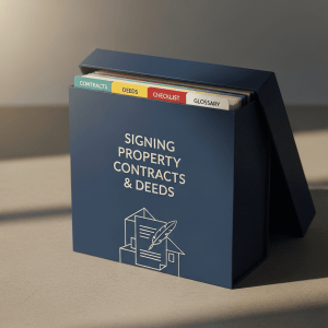 Signing Property Contracts and Deeds