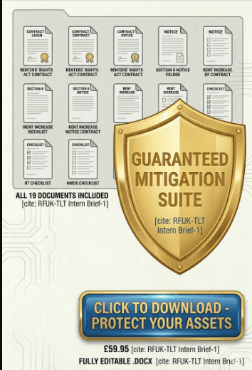 Renters’ Rights Act 2026 Complete Compliance Bundle with 19 editable landlord documents and mitigation shield