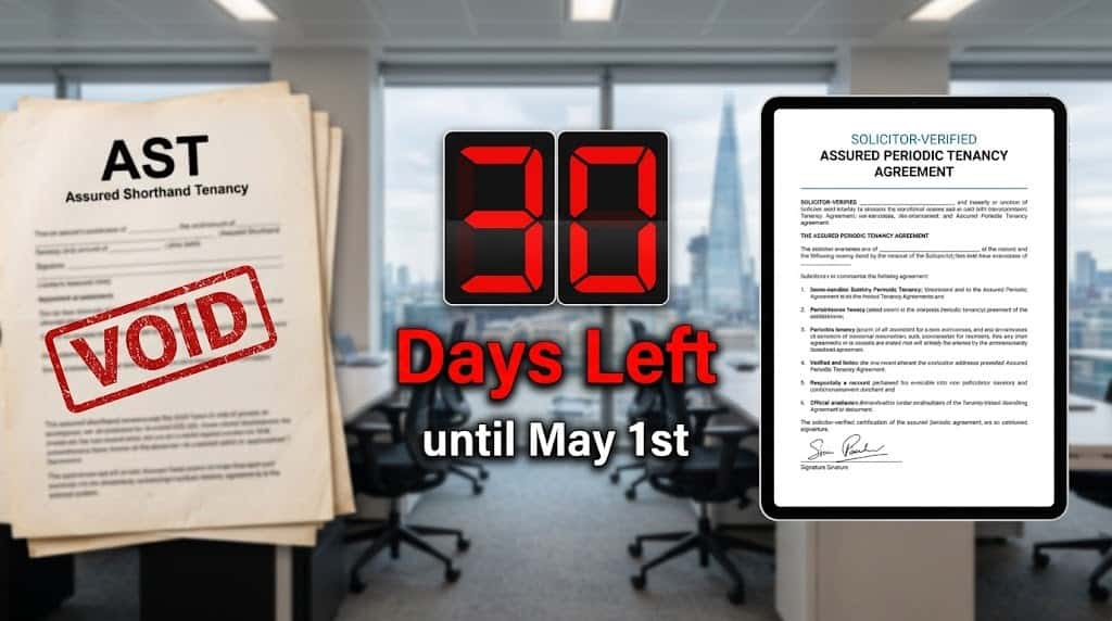 Renters’ Rights Act 2026 compliance checklist countdown for UK letting agents.