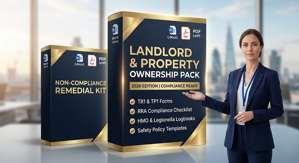 RentalFormsUK Renters’ Rights Act 2026 Landlord Compliance Checklist: Navigating the Technical “Traps” The complete Landlord and Property Ownership Pack bundle including 19+ 2026-ready documents